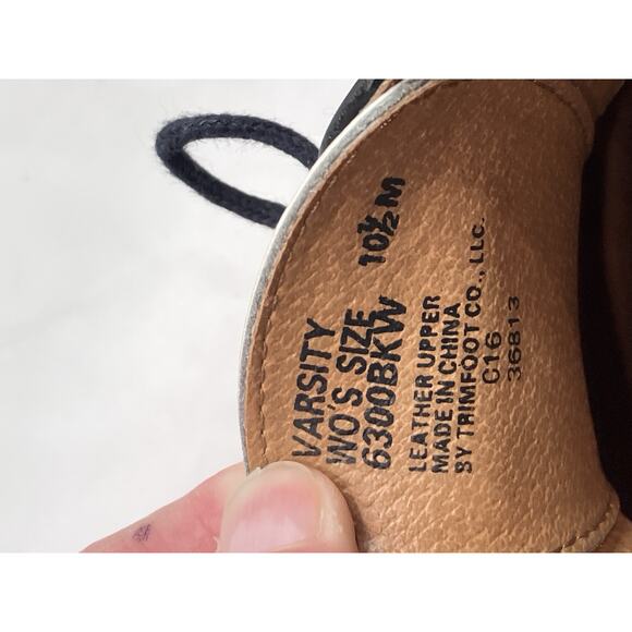 Women's School Issue Upper Class Oxford Shoes White/Black Saddle (Sz 10.5) - Picture 13 of 16